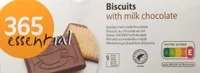 Biscuits with milk chocolate
