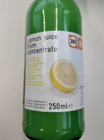 Lemon juice from concentrate