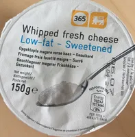 Fromage frais fouetté sucré