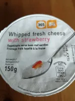 Fromage frais fouetté à la fraise
