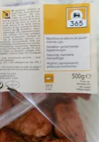 Manchon et aileron de poulet cuit