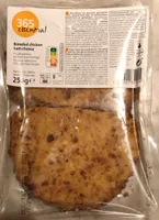 Breaded chicken ham cheese