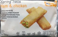 Spring rolls ham & chicken