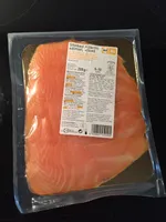 Smoked Atlantic salmon, sliced