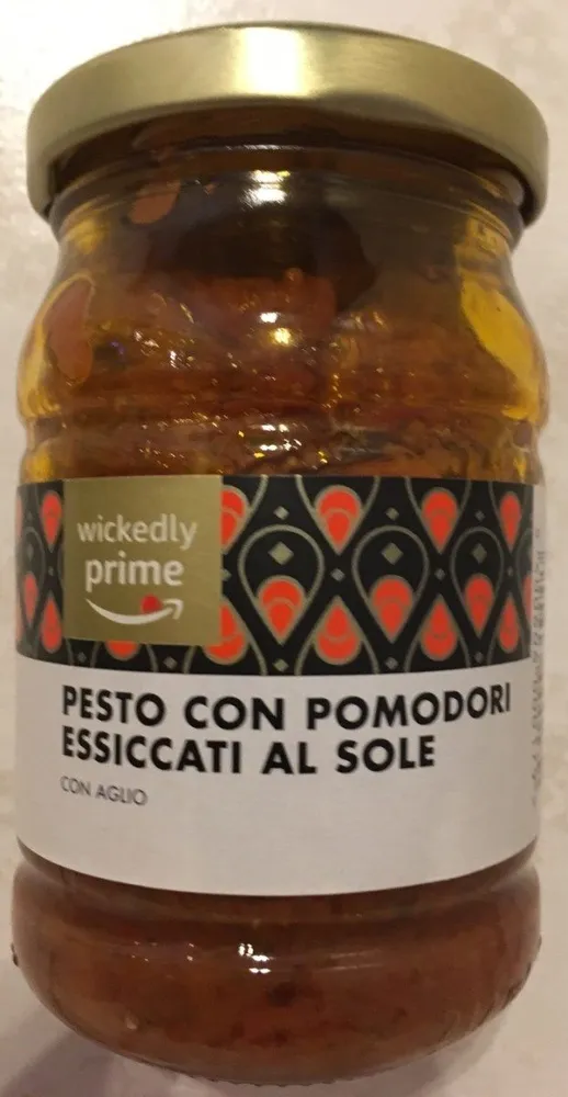 Pesto con pomodori essiccati al sole