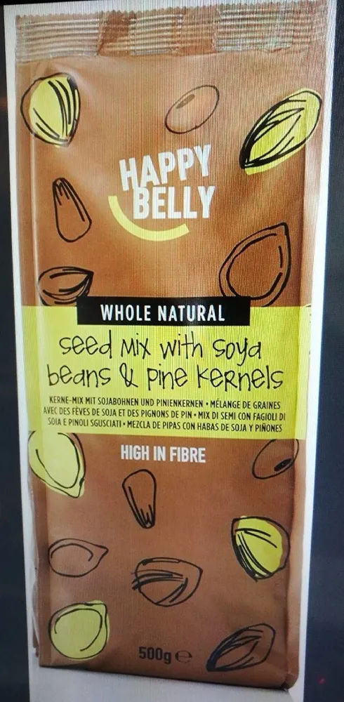 Seed mix with soya Beans and pine Kernels