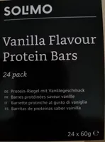 Barres protéinées saveur vanille