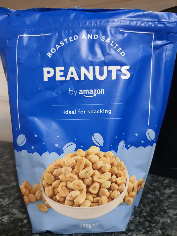 Roasted and salted peanuts