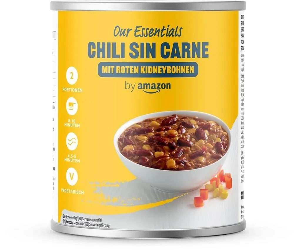 Chili Sin Carne mit roten Kidneybohnen