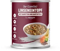 Linsentopf mit Karotten und Kartoffeln