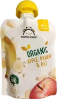 Organic apple banana and oat