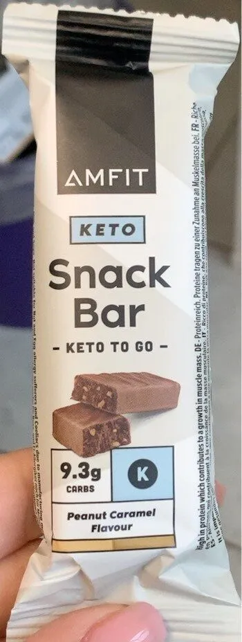 Keto Snack Bar Peanut Caramel Flavour