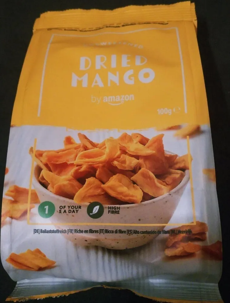 Unsweetened dried mango