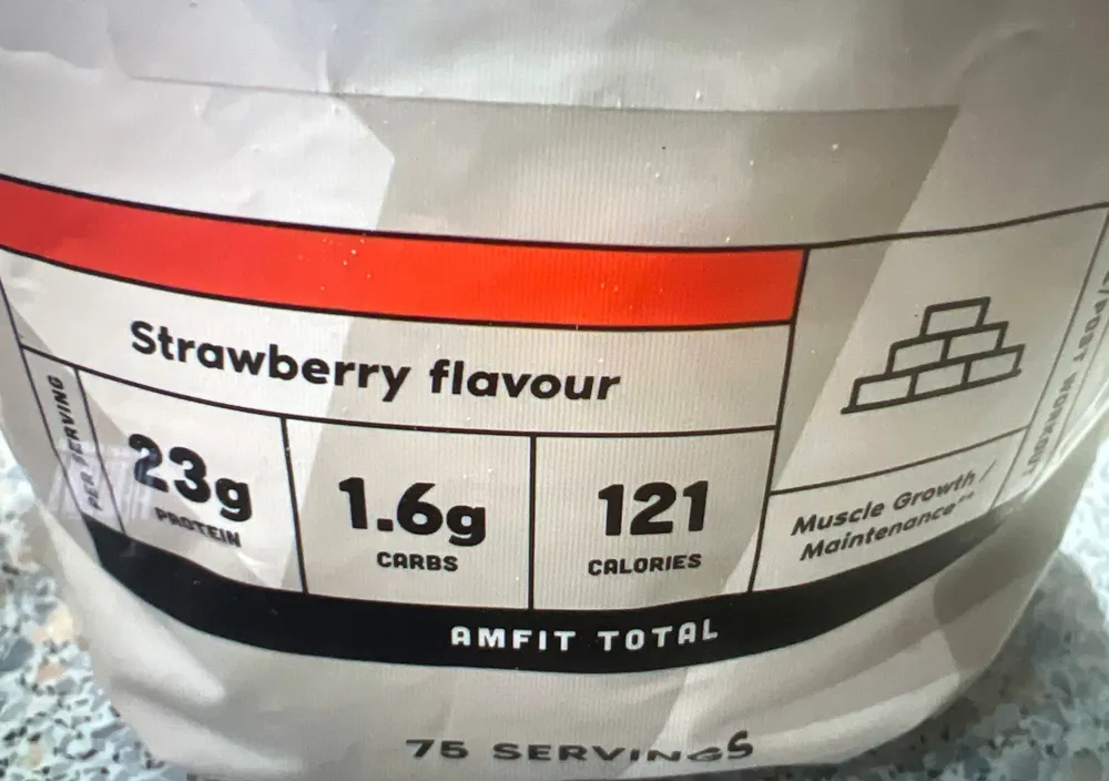 Amfit Protein Strawberry Flavour
