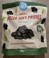 Pitted soft prunes