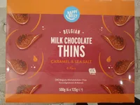 Belgian milk chocolate thins