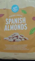 Bleached and roasted spanish almonds