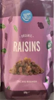 Organic raisins