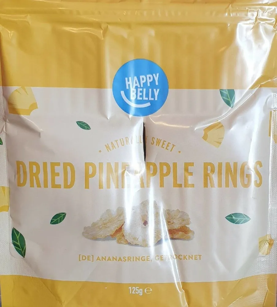 Dried pineapple rings