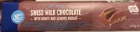 Chocolat au lait suisse au nougat