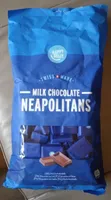 Milk chocolate neapolitans