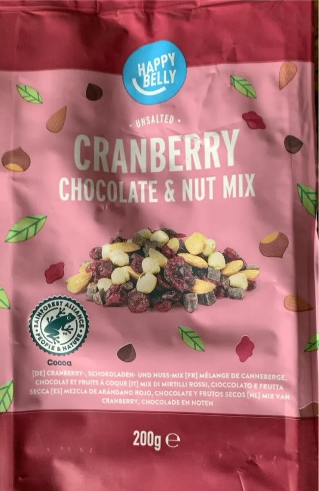 Cranberry Chocolate & Nut Mix