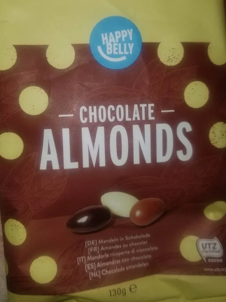 Chocolate almonds