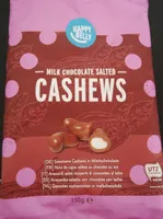 Milk chocolated salted cashews