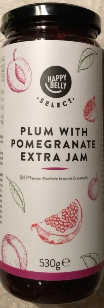 Plum with pomegranate extra jam