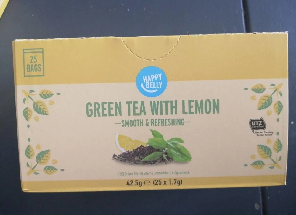 Green tea with lemon