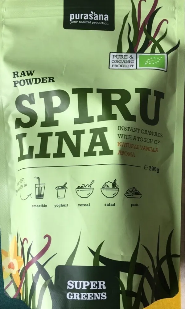 Raw powder Spirulina