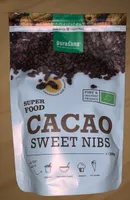 Feves de cacao sucrée au sucre panela