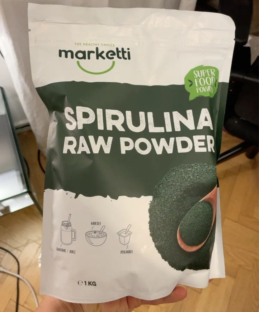 Spirulina raw powder