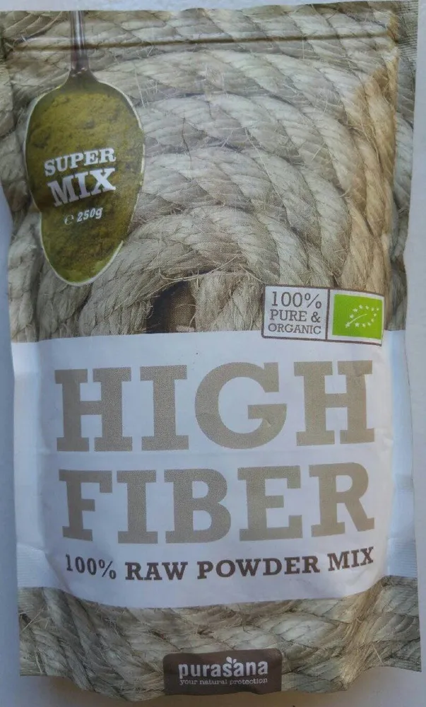 Super Mix Riche En Fibres Bio - 250 G - Purasana