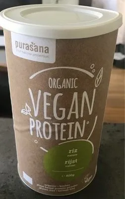 Protéine De Riz Nature Bio - 400 G - Purasana