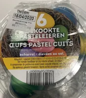 Oeuf pastel cuits