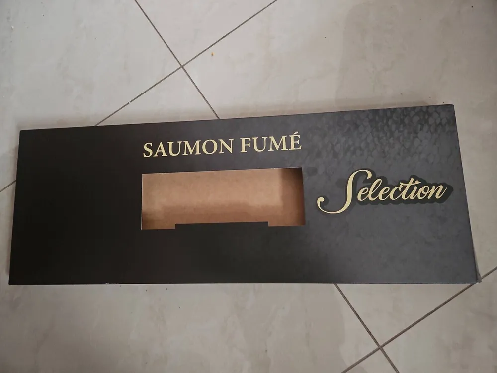 Saumon Norvégien fumé et tranché avec peau