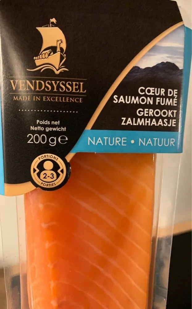 Coeur de saumon fumé