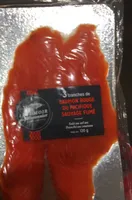 Saumon rouge du pacifique sauvage fume
