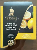 Coeur de saumon fumé citron