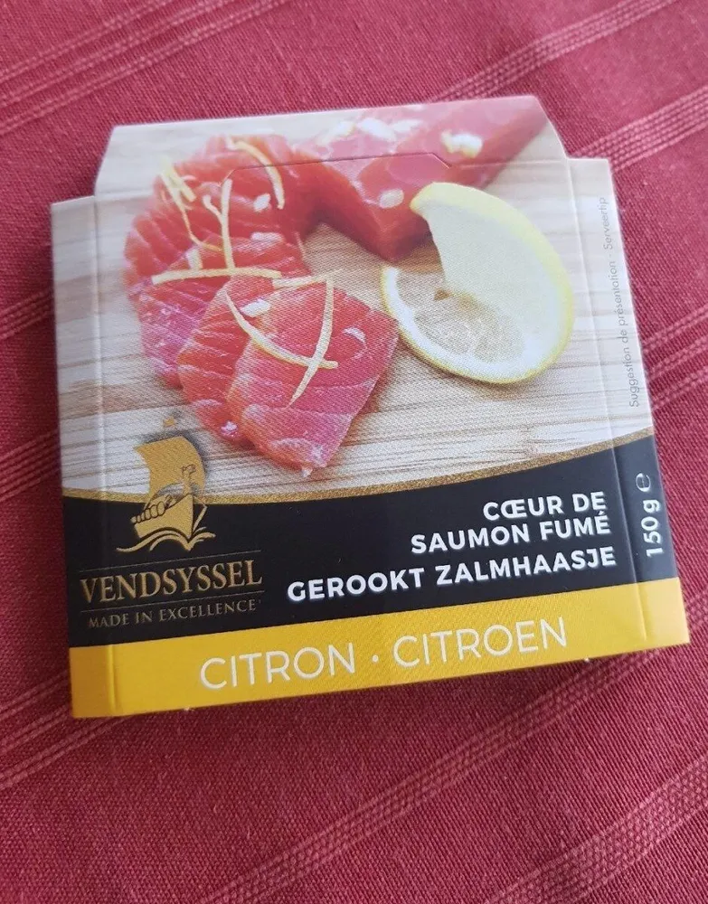 Coeur de saumon Norvégien fumé citron