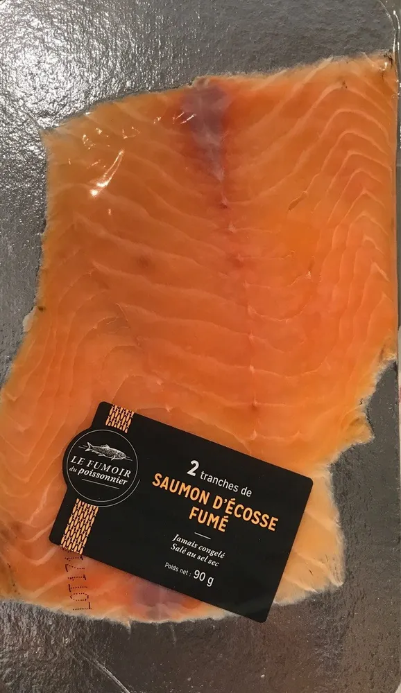 Saumon élevé en Écosse fumé