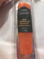 Coeur de filet de saumon norvegien fume aromatise saveur truffe