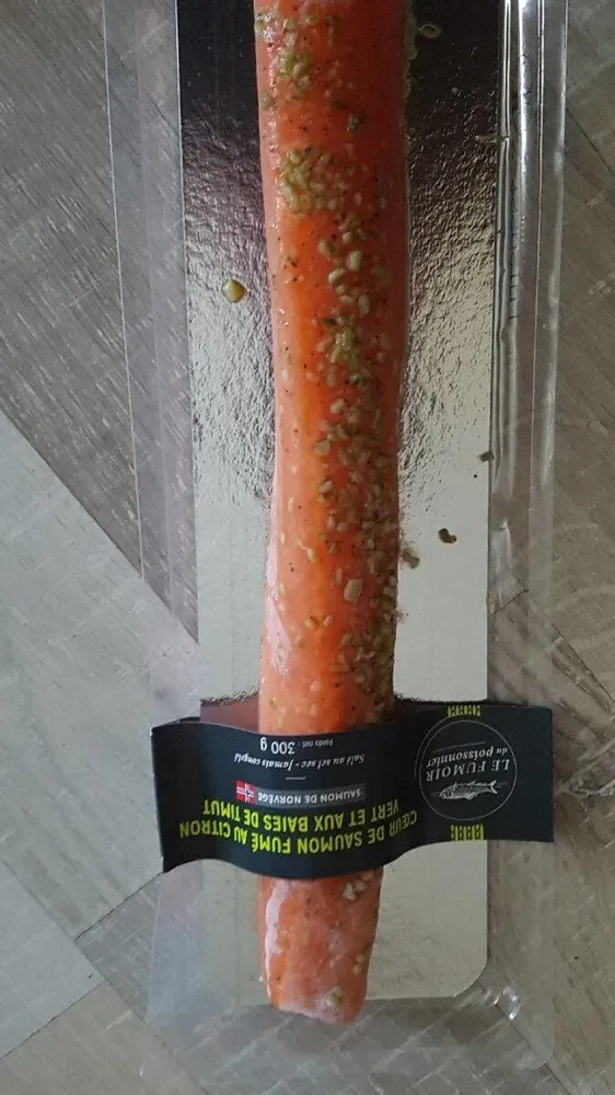 Coeur de saumon fumé