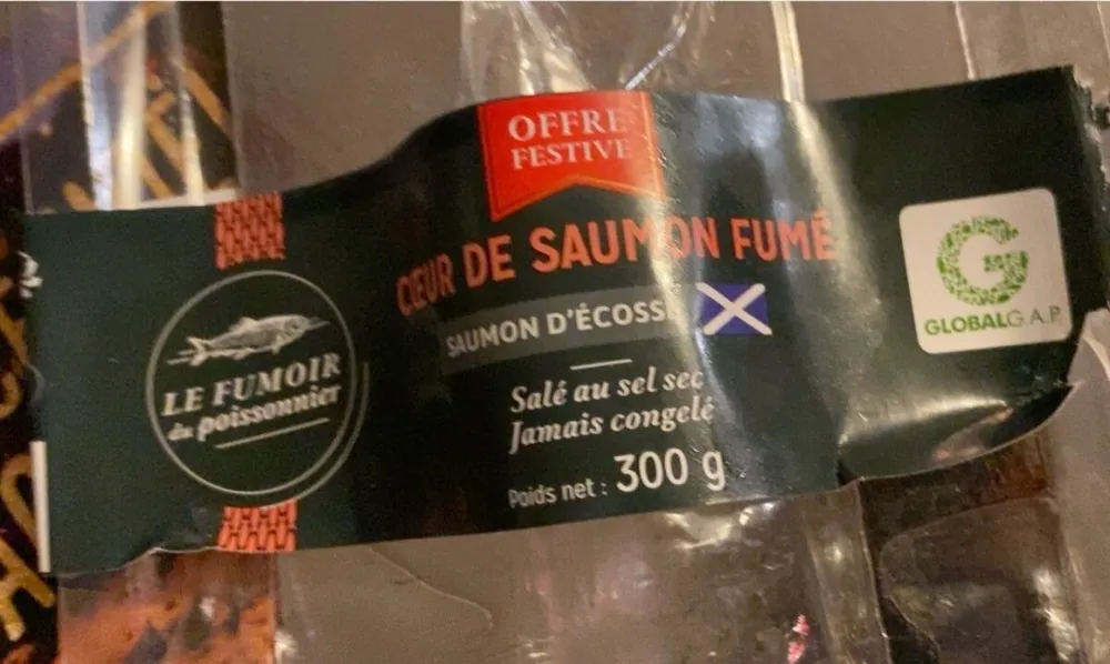 Coeur de saumon fume