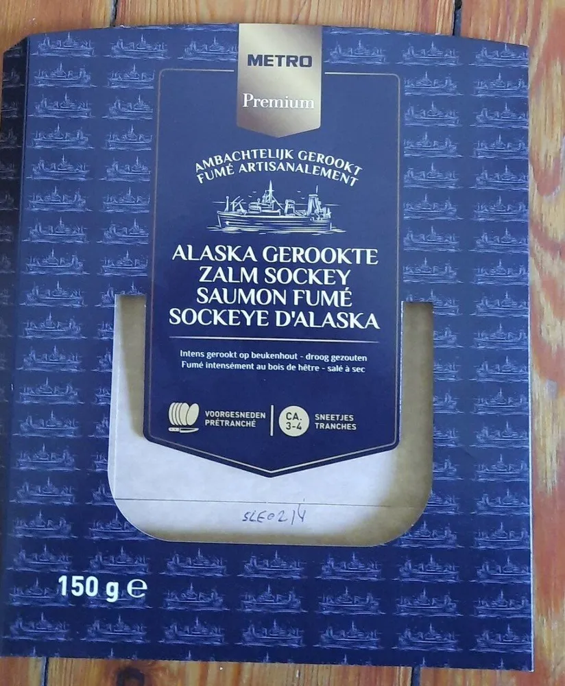 Saumon fumé sockeye 150g