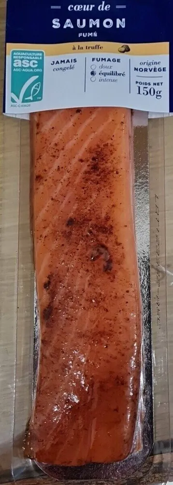 Cœur de saumon fumé à la truffe