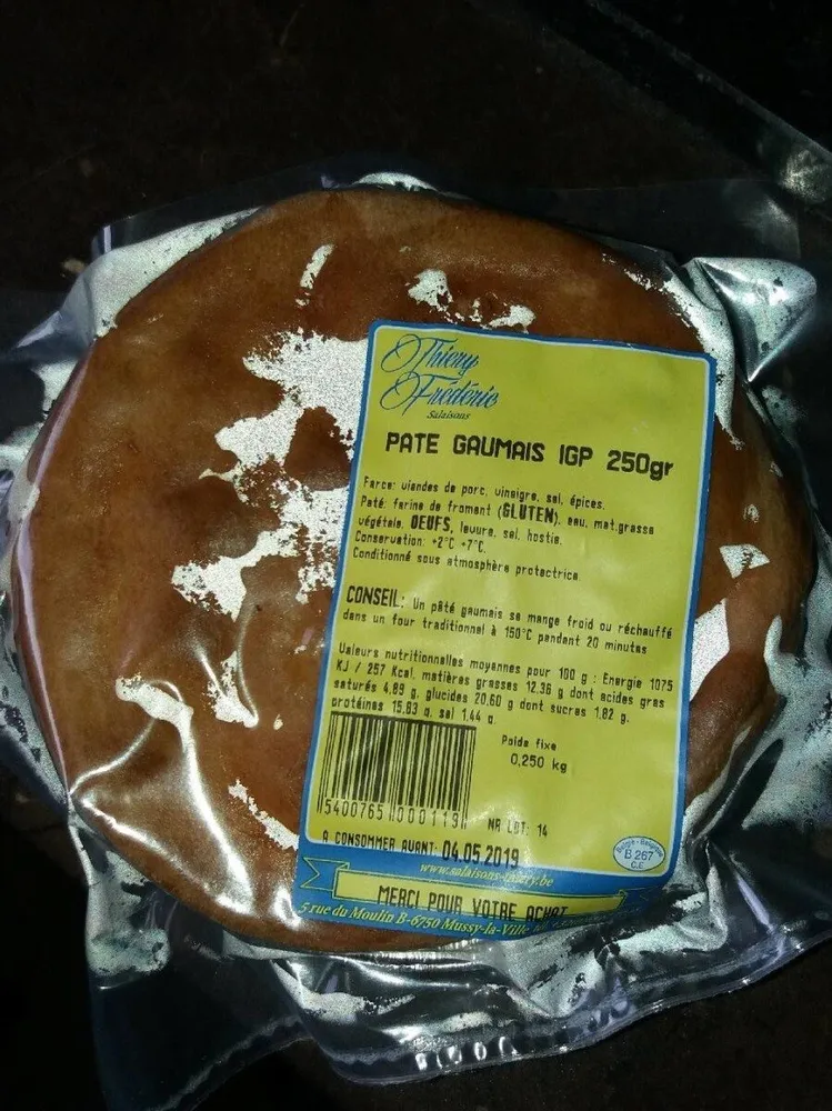 Pâté Gaumais Frederic Thiery