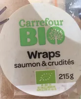 Wraps saumon & crudites
