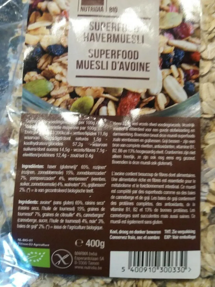 Superfood havermuesli